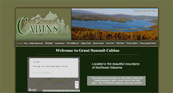 Desktop Screenshot of grantsummitcabins.com